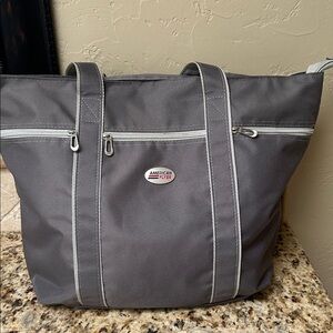 Gray American Flyer Tote Bag